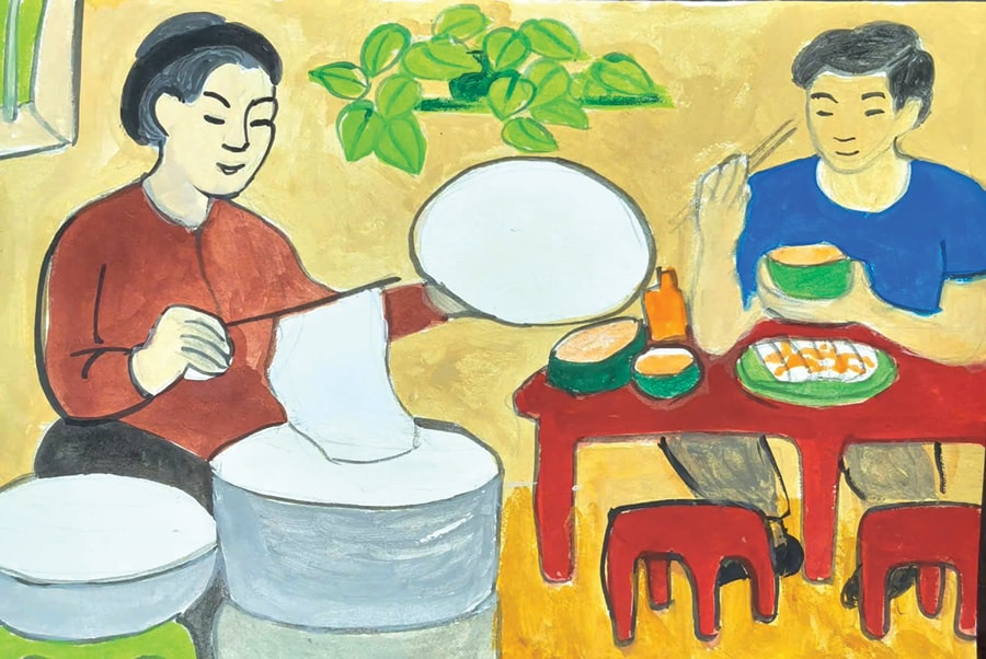 Bánh cuốn, nhịp thở chậm của phố phường